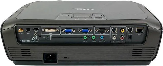 Alt view image 2 of 7 - Optoma TX765W DLP Projector 4000 Lumens HD 1080p HDMI Wireless Networking bundle