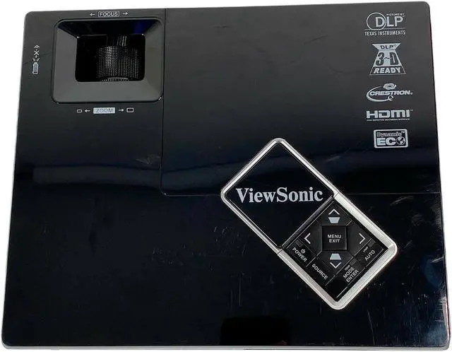 Alt view image 6 of 7 - ViewSonic PJD6235 DLP Projector 3000 Lumens HD 1080p XGA Portable 3D-Ready HDMI with Accessories Bundle (Power Cable, HDMI Cable, Remote)