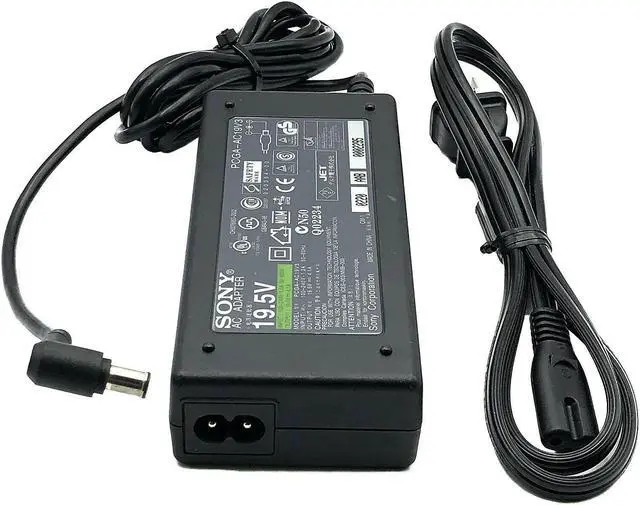 Alt view image 4 of 4 - Genuine Sony PCGA-AC19V3 19.5V 4.1A AC Adapter Power Supply W/Cord OEM