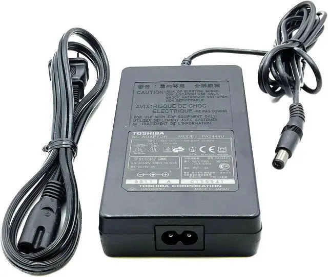 Alt view image 4 of 5 - NEW Genuine Toshiba AC Adapter For Tecra 740 740CDT 750 750CD 750CDM 780 W/Cord