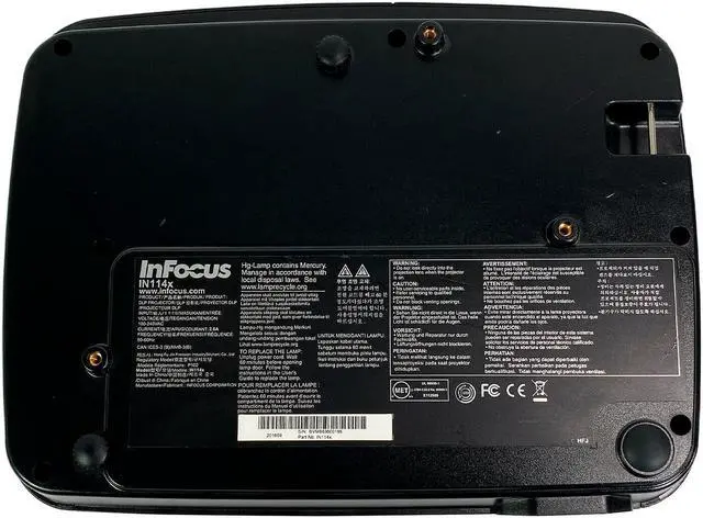 Alt view image 6 of 7 - InFocus IN114x DLP Projector 3200 ANSI 1080p 3D 1024x768 HD Video Mode Portable Meeting Room with Accessories