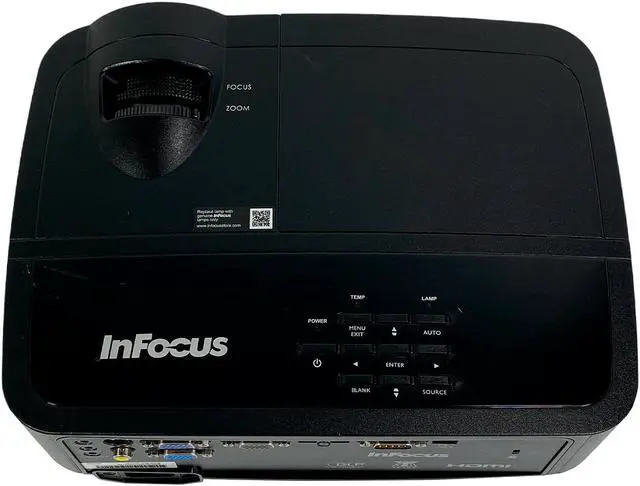 Alt view image 5 of 7 - InFocus IN114x DLP Projector 3200 ANSI 1080p 3D 1024x768 HD Video Mode Portable Meeting Room with Accessories