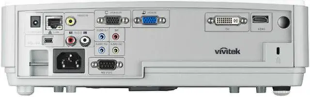 Alt view image 2 of 5 - Vivitek D853W DLP Projector 3200 ANSI Lumens HD HDMI PC 3D Ready 1080i 1280 x 800 w/bundle Remote