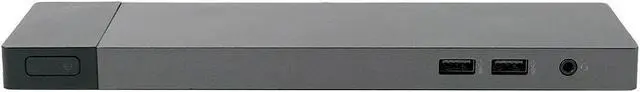 Alt view image 2 of 6 - HP Thunderbolt 3 Docking Station HSTNN-CX01 for EliteBook ZBook Laptops