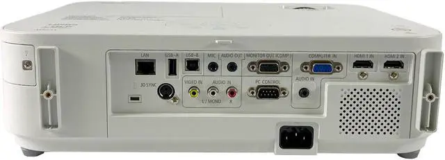 Alt view image 2 of 4 - NEC M323X DLP Projector 3200 ANSI HD HDMI 1080p HDMI MHL LAN 3D For Home Fake Window Office Power Point Presentations Multipurpose Use with Accessories Bundle (Power Cable, HDMI Cable, Remote)