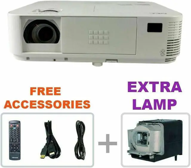 Main image of NEC NP-M322X DLP HD Projector Home Theater with Accessories + EXTRA LAMP