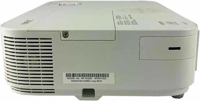 Alt view image 3 of 5 - NEC NP-M322X DLP HD Projector Home Theater with Accessories + EXTRA LAMP