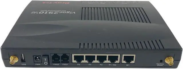 Alt view image 4 of 5 - DrayTek Vigor 2910 VG Dual-WAN Broadband 4-Port Security Router w/ Adapter