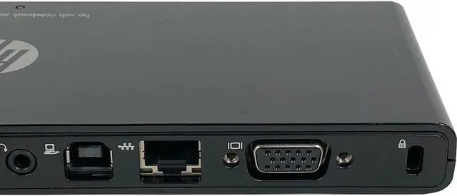Alt view image 5 of 7 - HP HSTNN-Q05X USB Media Docking Station Port Replicator VY843AA#ABA w/ Adapter