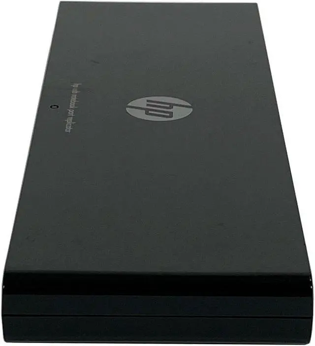 Alt view image 6 of 7 - HP HSTNN-Q05X USB Media Docking Station Port Replicator VY843AA#ABA w/ Adapter