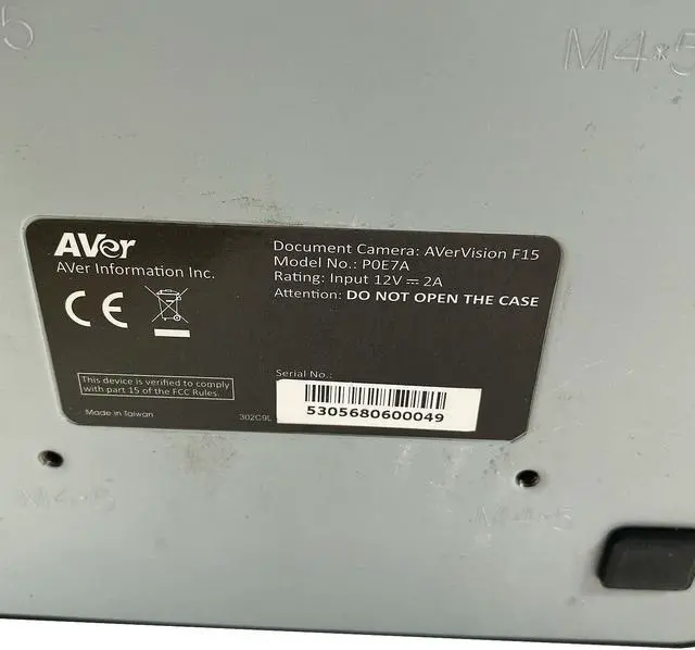 Alt view image 7 of 7 - Aver AVerVision F15 Portable FlexArm Document Camera P0E7A w/ Accessories