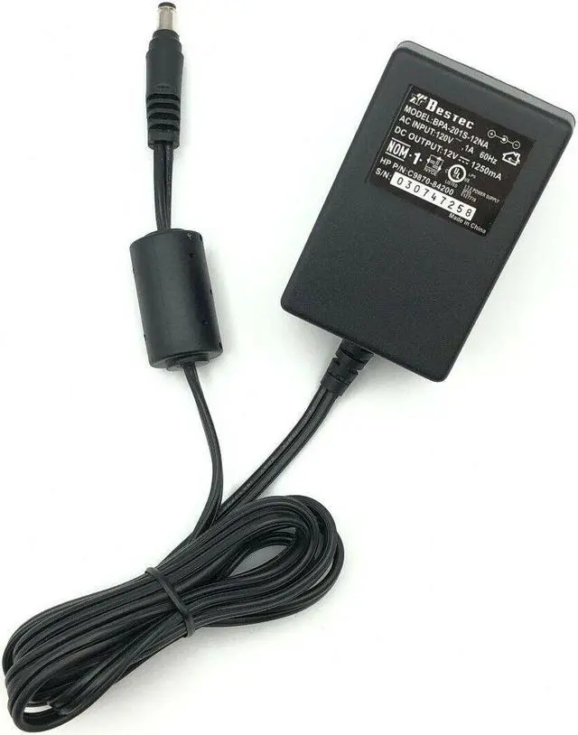 Main image of NEW Genuine Bestec BPA-201S-12NA Power Supply 12V 1.25A OEM