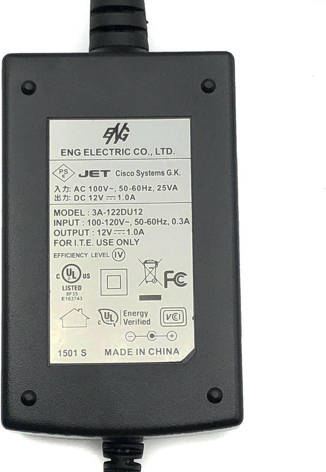 Alt view image 4 of 4 - Genuine ENG AC/DC Power Adapter Cisco Linksys Broadband Router RT31P2