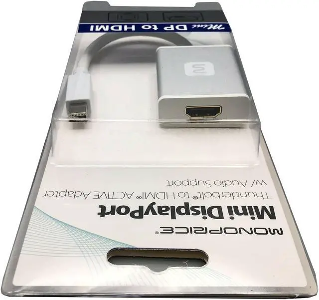 Alt view image 3 of 5 - New Monoprice 9426 Mini DisplayPort Thunderbolt to HDMI Cable with Audio Support