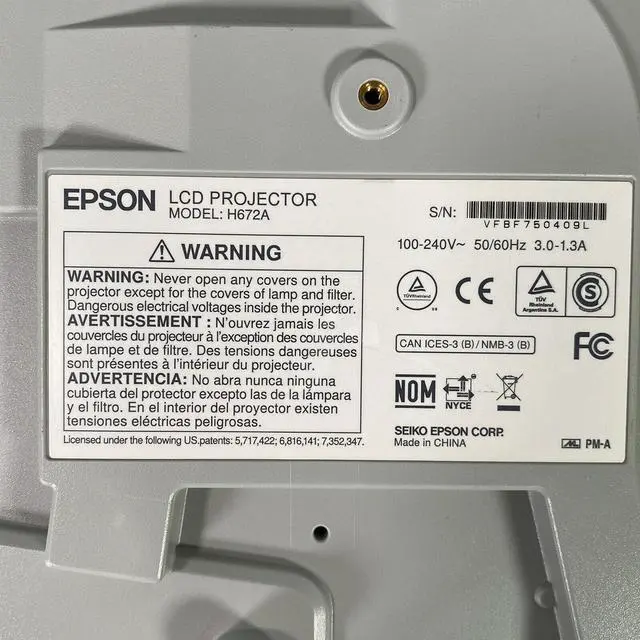 Alt view image 6 of 6 - Short-Throw 3LCD Projector Epson PowerLite 525W  HD 1080p 2800 ANSI H672A Bundle