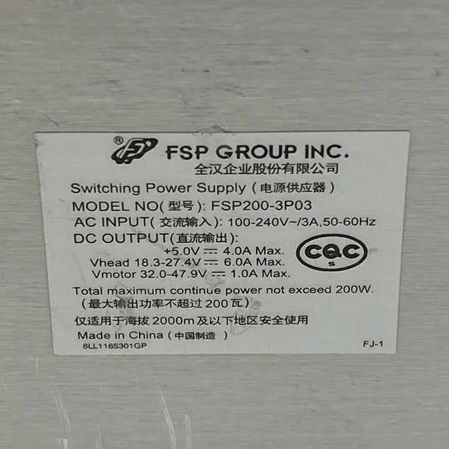 Alt view image 7 of 7 - FSP Power Supply PCB Board FSP200-3P03 For Zebra ZM400 ZT410 Label Printers