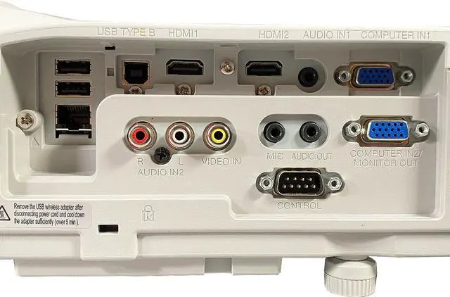 Alt view image 2 of 7 - Hitachi CP-BX301WN 3LCD Projector 3200 ANSI HD 1080p Short-Throw HDMI w/Bundle