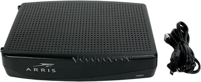 Alt view image 2 of 7 - ARRIS Telephony Business Modem Model TM804G TM04DHD804 w/ Power Cable