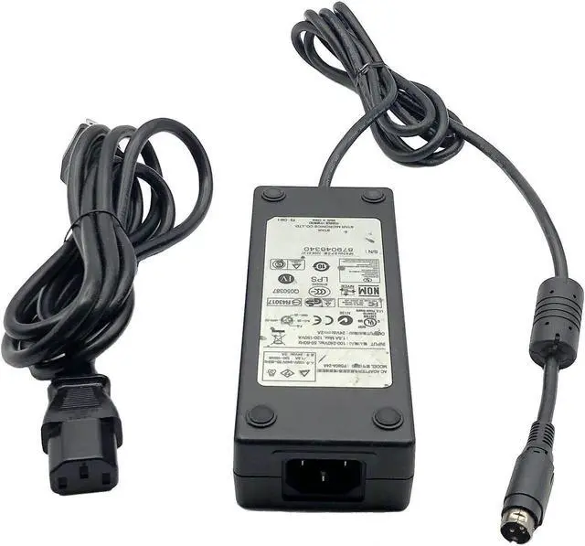 Alt view image 4 of 6 - Genuine Star PS60A-24A AC/DC Power Supply Adapter 24V 2A 48W OEM w/PC
