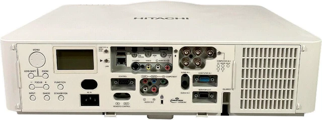 Alt view image 2 of 5 - Hitachi CP-X8160 3LCD Projector HD 1080p 6000 ANSI HD 1080p Large Venue with Accessories