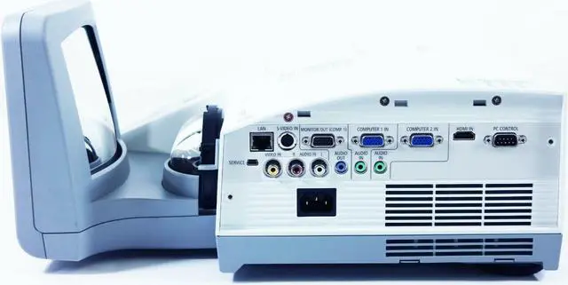 Alt view image 2 of 3 - NEC U310W DLP Projector Ultra Short Throw PC 3D Ready ECO Mode w/Accessories