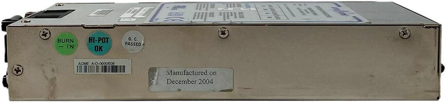 Alt view image 5 of 6 - Acme Packet TK150A4-PFC-M 150 Watt Power Supply Unit For Net 4250