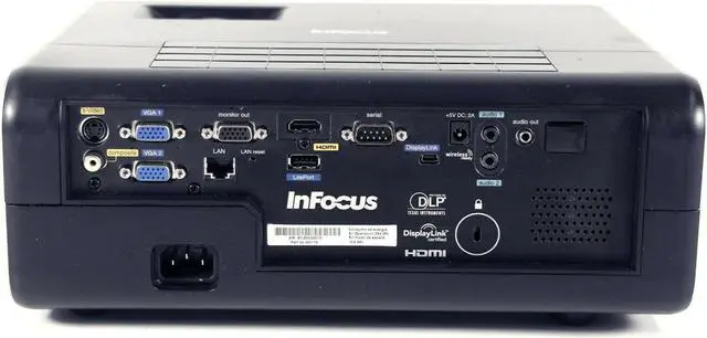 Alt view image 2 of 5 - InFocus IN3116 DLP Projector 3500 Lumens Home Theatre Full HD 3D HDMI with Accessories