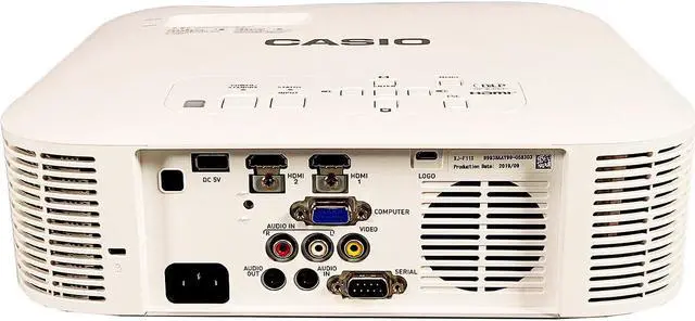 Alt view image 3 of 7 - Casio XJ-F11X DLP Projector 3300 Lumens Bright Lamp Free HDMI HD 1080p w/Bundle