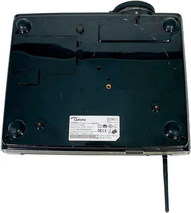 Alt view image 4 of 5 - Optoma TW766W DLP Projector 4000 ANSI Wireless Widescreen HD 1080p HDMI w/Bundle