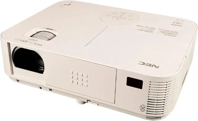 Alt view image 2 of 7 - NEC NP-M323W DLP Projector 3200 ANSI for Games Movie Presentation Multipurpose Use Full HD 3D 1080p HDMI
