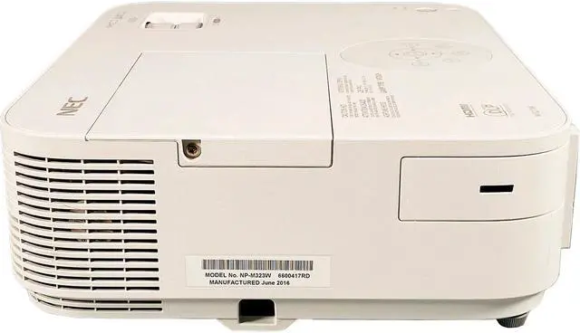 Alt view image 4 of 7 - NEC NP-M323W DLP Projector 3200 ANSI for Games Movie Presentation Multipurpose Use Full HD 3D 1080p HDMI