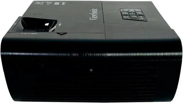 Alt view image 4 of 7 - ViewSonic PJD6352 DLP Projector Full HD 3D 3500 Lumens HD 1080p HDMI LAN Bundle