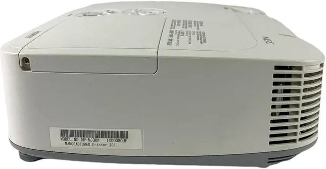 Alt view image 4 of 6 - NEC NP-M300W 3LCD Projector Widescreen 3000 Lumens HD 1080p HDMI Built-In Speakers LAN USB for Multipurpose Use with Accessories Bundle (Power Cable, HDMI Cable, Remote)