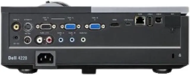 Alt view image 2 of 2 - Dell 4220 DLP Projector 4100 Lumens PC 3D Ready Crestron HD 1080p w/Accessories