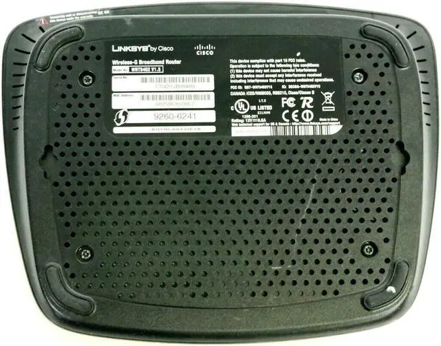 Alt view image 5 of 6 - Linksys WRT54G2 V1.5 54 Mbps 4-Port 10/100 Wireless G Broadband Router