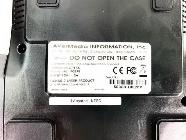 Alt view image 7 of 7 - AVerMedia AVerVision CP155 Document Camera 3.2 MP Overhead Projector w/Bundle