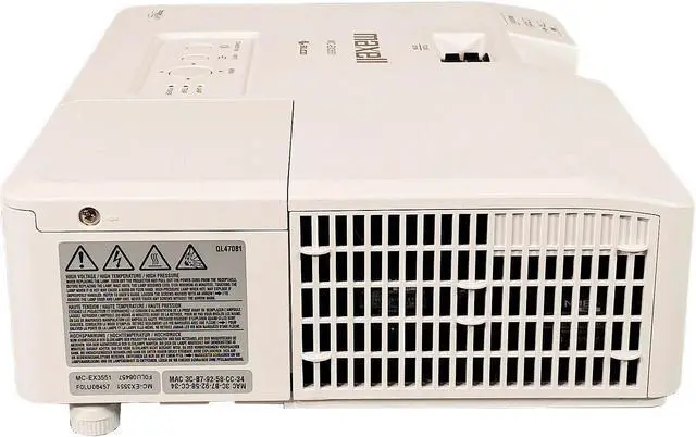 Alt view image 5 of 7 - Maxell MC-EX3551 3LCD Contrast Bright Color Projector for Bar 3700 ANSI FullHD HDMI w/Accessories