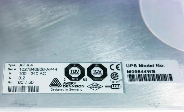 Alt view image 7 of 7 - Monarch 9844 Direct Thermal Label Printer Monochrome 203 dpi 8 ips for Supermarket Shop Store Gas Station Warehouse Office Postal M09844WS