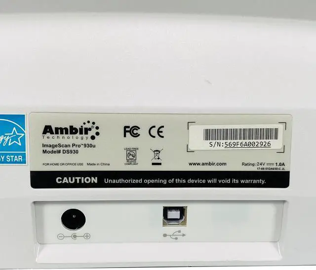 Alt view image 7 of 7 - Ambir Technology ImageScan Pro 930u Flatbed ADF Scanner USB 2.0 NO COVER Bundle