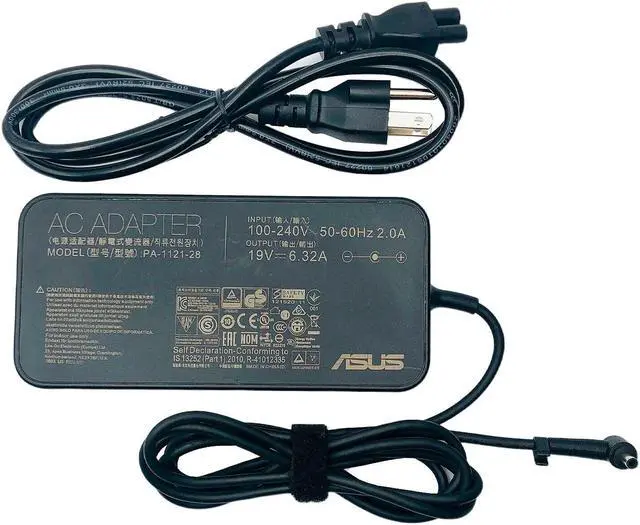 Alt view image 4 of 5 - Genuine 120W Asus AC DC Wall Adapter 19V 6.32A PA-1121-28 4,5x3,0mm w/Cord OEM for VivoBook PRO 15 M3500 N580 Zenbook PRO UX501 15 UX550 N501 ROG G501 Laptops w/Cord