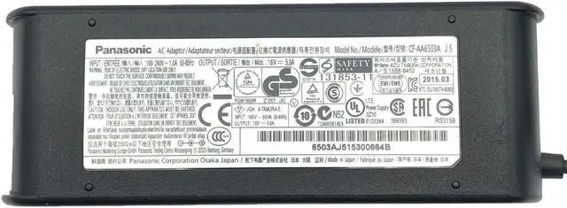 Alt view image 2 of 6 - NEW Original Panasonic Charger for Panasonic Toughpad FZ-G1 FZ-M1 Tablet