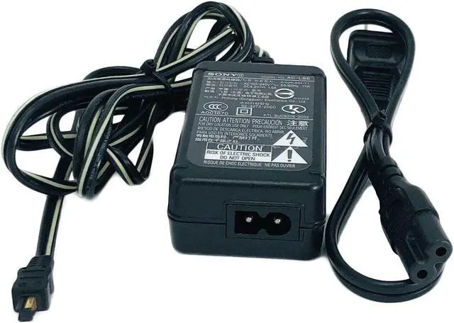 Alt view image 3 of 4 - Genuine Sony AC Power Supply Adapter for Sony Cybershot DSC-H7 DSC-H9 w/Cord