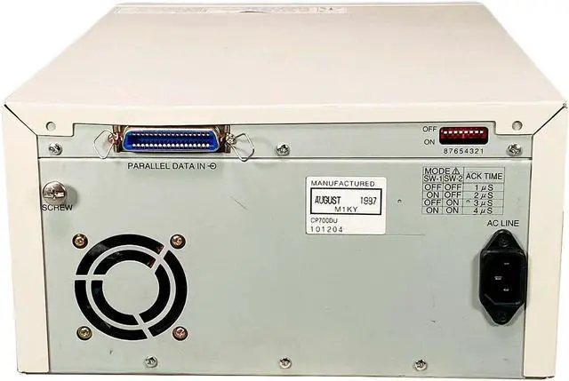 Alt view image 4 of 7 - Mitsubishi CP700DU Dye Sublimation Thermal Transfer Color Video Printer Parallel