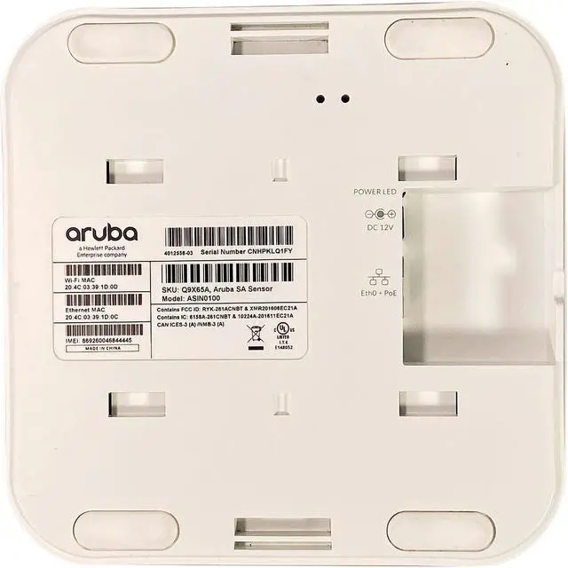 Alt view image 6 of 7 - Aruba Networks ASIN0100 Wireless LTE Sensor Network Management Q9X65A w/ Adapter