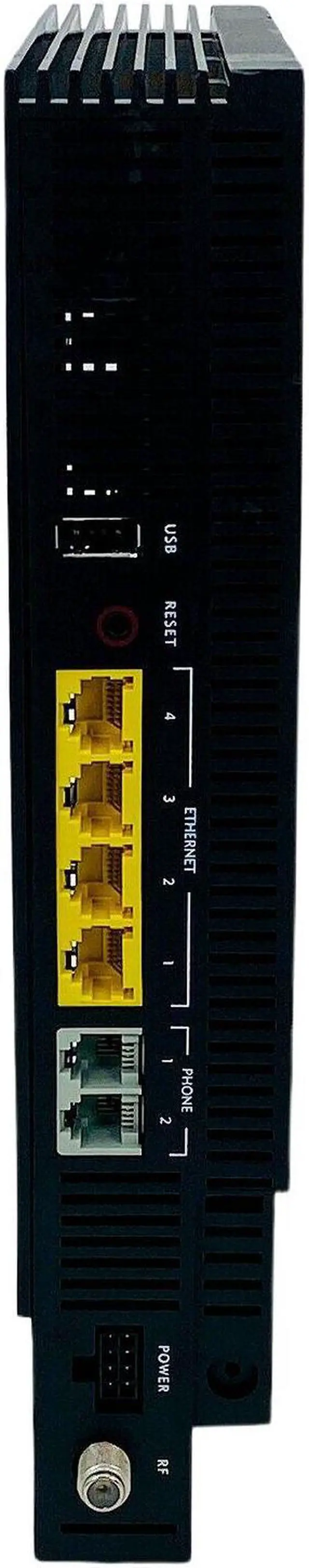 Alt view image 3 of 7 - Calix GigaCenter Model 854G-1 Dual Radio 2.4 GHz and 5 GHz Router w/ Adapter