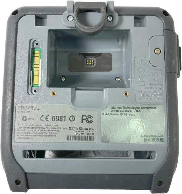 Alt view image 6 of 7 - Intermec PB50 Mobile Thermal Barcode Printer BT USB Serial No Battery No Adapter