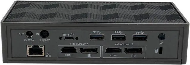 Alt view image 3 of 7 - Targus DOCK190USZ-81 USB-C Universal 4K Dual Video Docking Station w/ Adapter