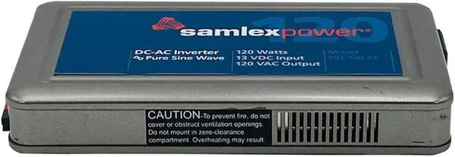 Alt view image 4 of 7 - Samlex PST-120-12 Pure Sine Wave Inverter PST Series 120 VAC 120 Watt