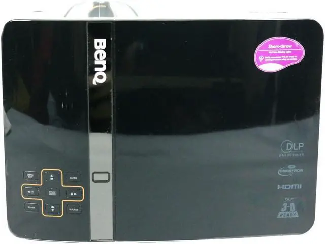 Alt view image 4 of 6 - BenQ MP780ST DLP Projector Short-Throw 2500 ANSI 3D HDMI 1080p w/Accessories