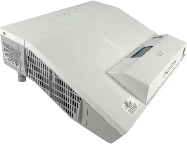 Alt view image 6 of 7 - Hitachi CP-AX2503 3LCD Projector Ultra Short Throw 2700 ANSI HDMI 1080p w/Bundle